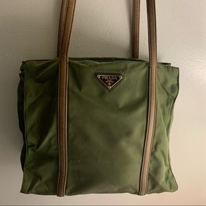 Prada Borsa in Tessuto Bag in Terra
